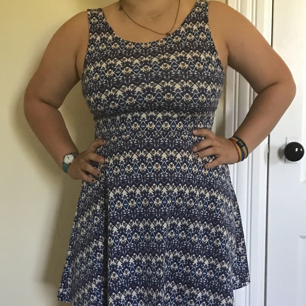 Vintage Looking Blue Sundress